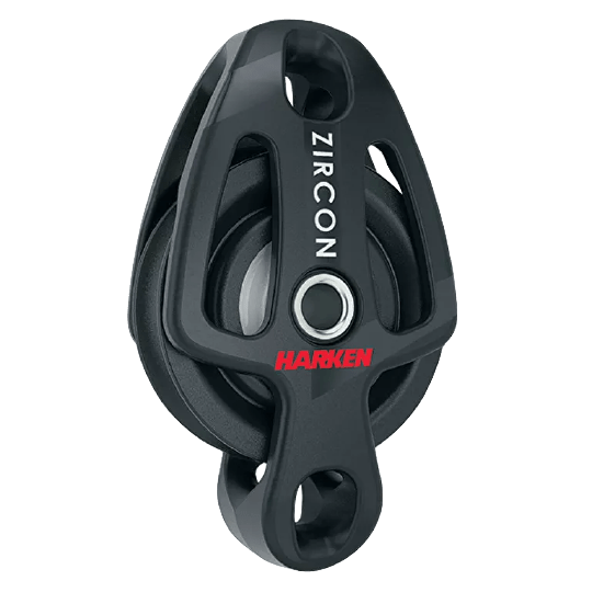Harken 2196 57mm Single Zircon Block with Becket - Pacific Sailboat Supply