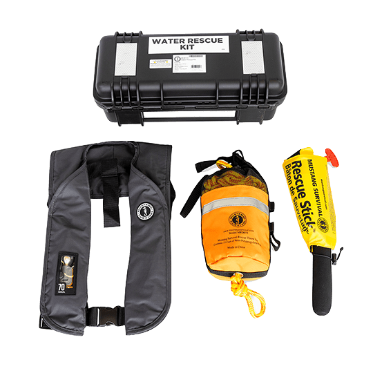 Mustang Survival Water Rescue Kit with Black Case - Pacific Sailboat Supply