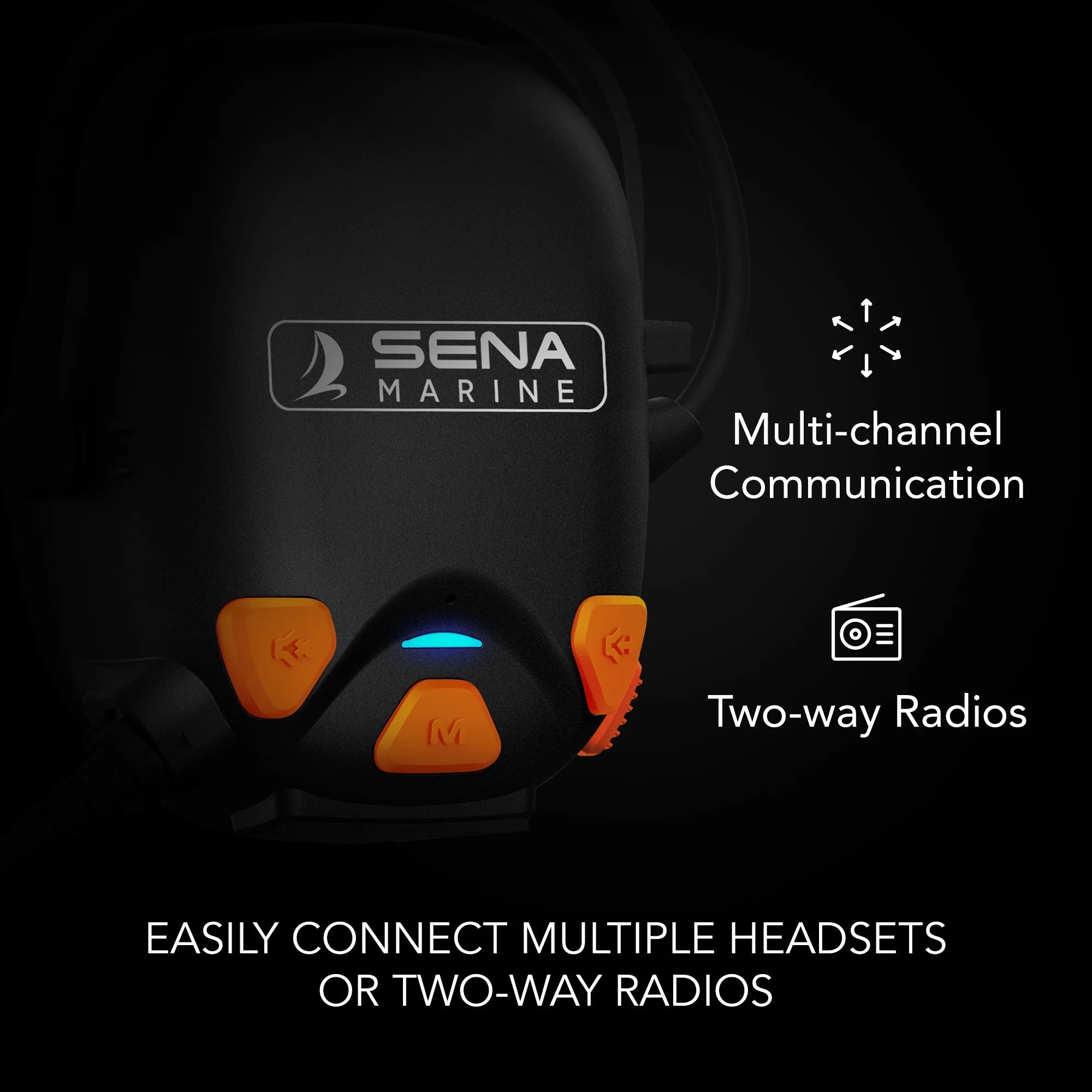 Sena Nautitalk N2R Marine Enabled Mesh Intercom™ Communication Headset - Pacific Sailboat Supply