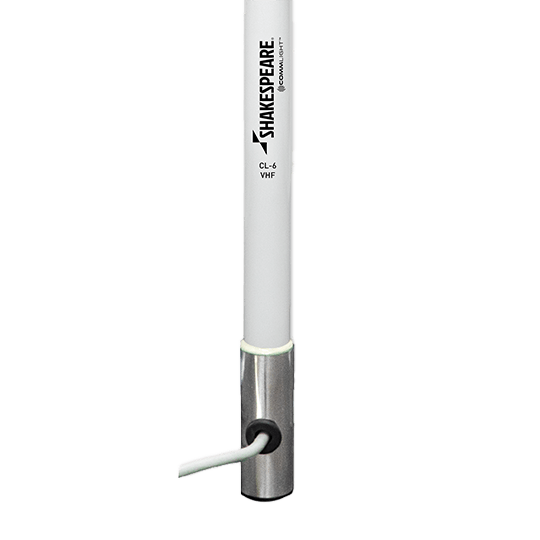 Shakespeare CL - 6 Comm - Light™ VHF Lighted Antenna - Pacific Sailboat Supply