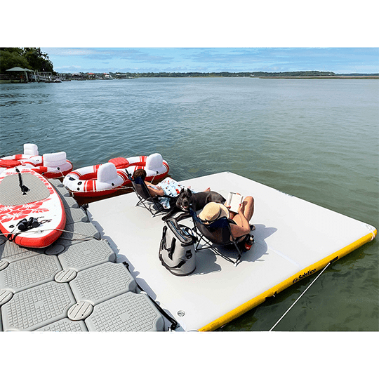 Solstice Watersports Inflatable Dock - 10' x 10' - Pacific Sailboat Supply