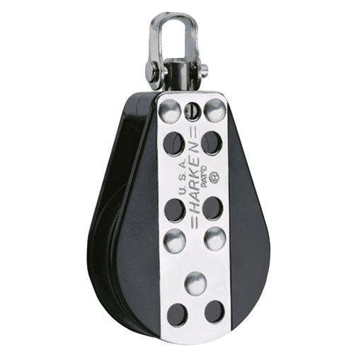 Harken 001 57mm 2.25" Single Small Boat Classic Sailboat Block - Pacific Sailboat Supply