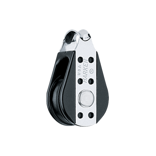 Harken 098 29mm Single Small Boat Classic Bullet Wire Sailboat Block - Pacific Sailboat Supply