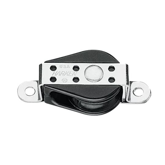 Harken 109 29mm Single Small Boat Classic Bullet Cheek Wire Block - Pacific Sailboat Supply