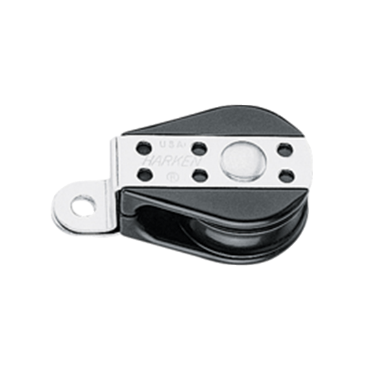 Harken 113 29mm Single Small Boat Classic Bullet Cheek Sailboat Block - Pacific Sailboat Supply