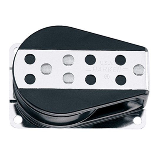 Harken 1548 3" 76mm Single Midrange Classic Sailboat Cheek Block - Pacific Sailboat Supply