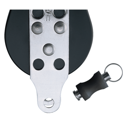 Harken 1564 3" 76mm Midrange Fiddle Sailboat Block With 280 Cam Cleat And Becket - Pacific Sailboat Supply