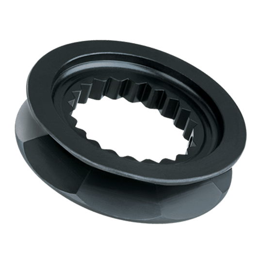 Harken 1566 3" 76mm Midrange Hexaratchet Fiddle Sailboat Block With 280 Cam Cleat And Becket - Pacific Sailboat Supply