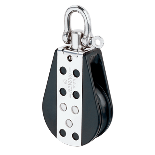 Harken 1586 3" 76mm Single Midrange High-Load Classic Sailboat Block - Pacific Sailboat Supply