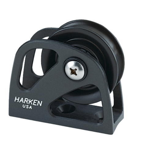 Harken 1988 57mm Fixed Mastbase Halyard Lead Sailboat Block - Pacific Sailboat Supply