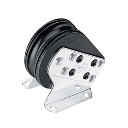 Harken 206 57mm 2.25" Single Small Boat Classic Bullet Upright Lead Sailboat Block - Pacific Sailboat Supply