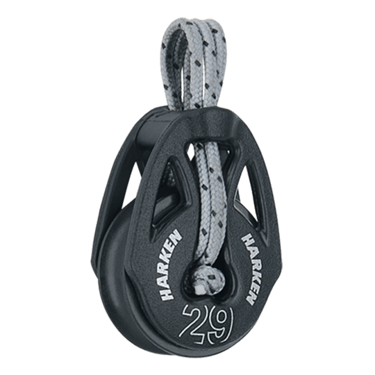 Harken 2146 29mm Single Carbo "T2" Soft-Attach Sailboat Block - Pacific Sailboat Supply