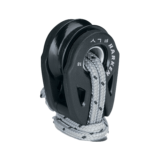Harken 2161 18mm Fly Soft-Attach Block - Narrow - Pacific Sailboat Supply