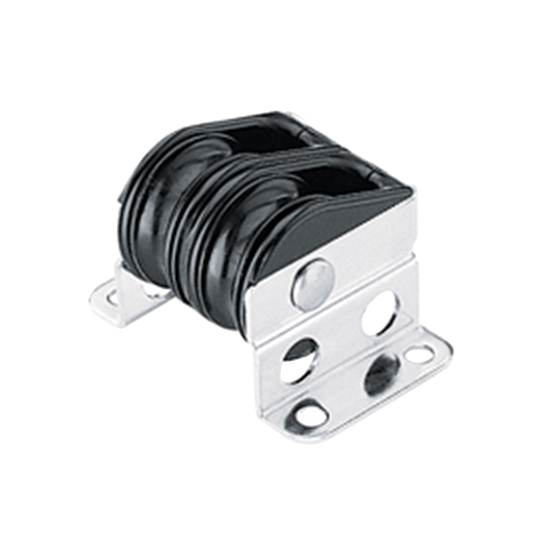 Harken 220 29mm Double Small Boat Classic Bullet Upright Lead Wire Sailboat Block - Pacific Sailboat Supply