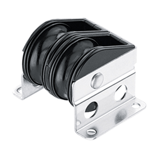 Harken 223 38mm Double Small Boat Classic Big Bullet Upright Lead Sailboat Block - Pacific Sailboat Supply