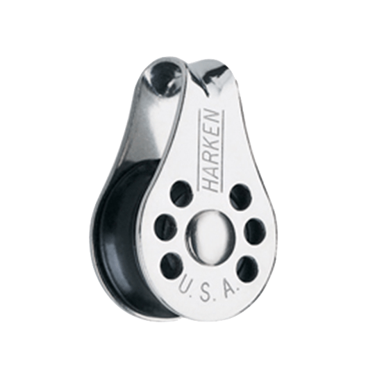 Harken 224 22mm Single Micro Sailboat Block - Stainless Steel - Pacific Sailboat Supply
