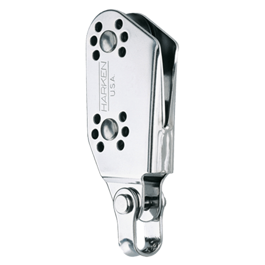 Harken 244 22mm Micro Sailboat Fiddle Block With V-Jam - Stainless Steel - Pacific Sailboat Supply