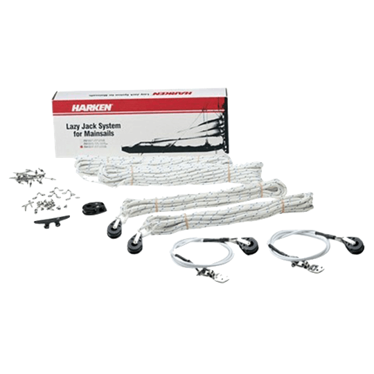 Harken 254 Large Lazy Jack Kit Mainsail Control for 12-16' Boom - Pacific Sailboat Supply