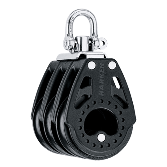 Harken 2604 57mm Triple Sailboat Carbo Airblock - Pacific Sailboat Supply