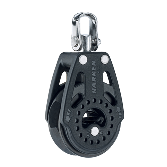 Harken 2608 40mm Single Sailboat Carbo Airblock Ratchet Block - Pacific Sailboat Supply