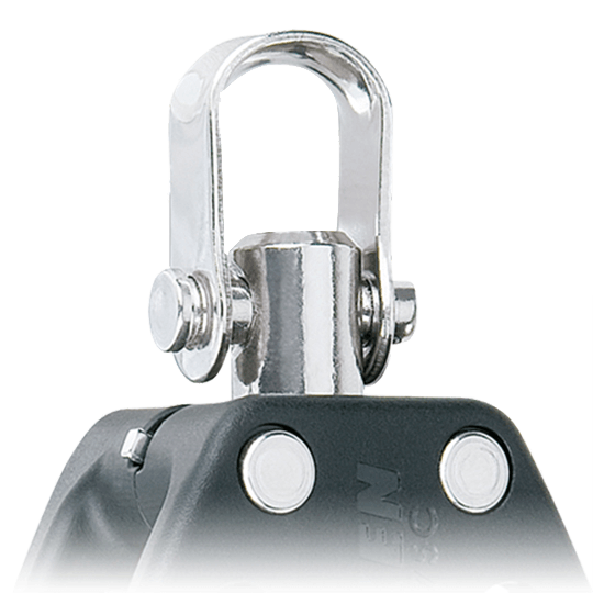 Harken 2626 57mm 2.25" Single Carbo Ratchamatic Sailboat Block With Becket - Pacific Sailboat Supply