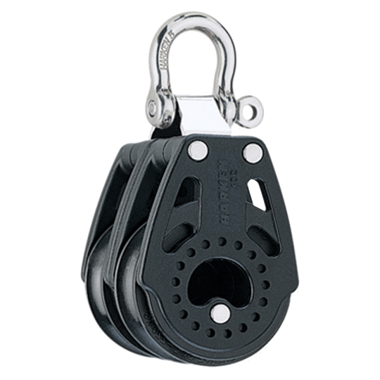 Harken 2642 40mm Double Fixed Sailboat Carbo Airblock - Pacific Sailboat Supply