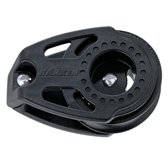 Harken 2644 40mm Single Sailboat Carbo Airblock Cheek Block - Pacific Sailboat Supply