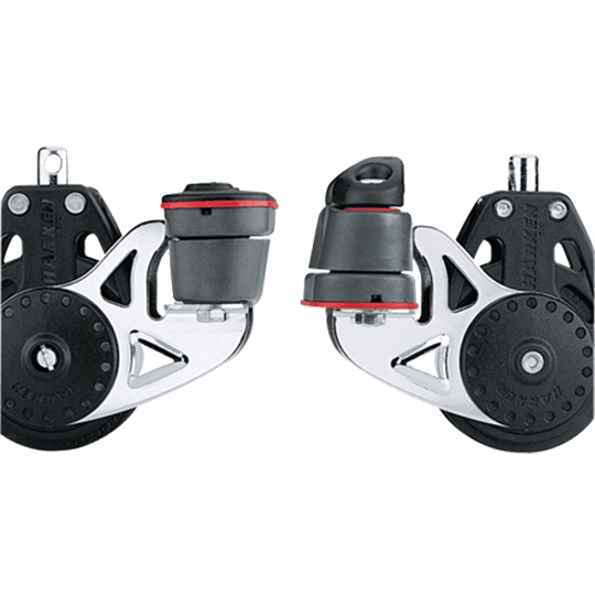 Harken 2645 40mm Single Sailboat Carbo Airblock Block With Cam Cleat - Pacific Sailboat Supply