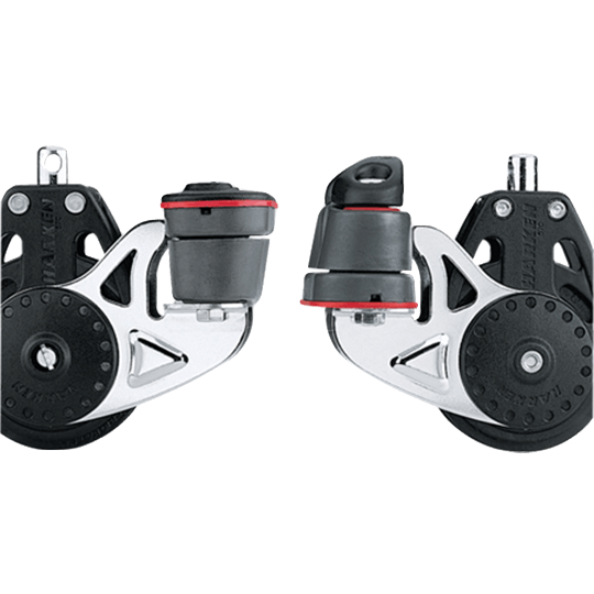 Harken 2646 40mm Single Sailboat Carbo Airblock With Cam Cleat And Becket - Pacific Sailboat Supply