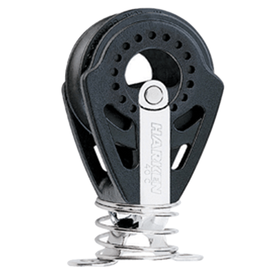 Harken 2652 40mm Single Sailboat Carbo Airblock Fixed Stand-Up Block - Pacific Sailboat Supply