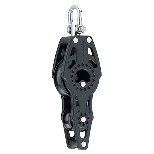 Harken 2656 40mm Carbo Airblock Fiddle Sailboat Block With Becket - Pacific Sailboat Supply
