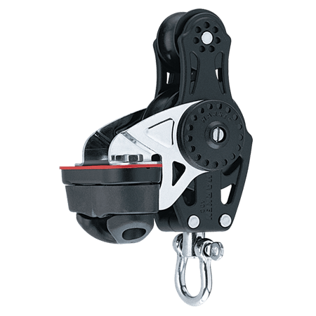 Harken 2657 40mm Carbo Airblock Fiddle Sailboat Block With Cam Cleat - Pacific Sailboat Supply