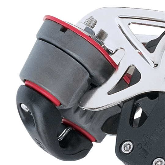 Harken 2693 75mm 3" Carbo Airblock Fiddle Sailboat Block With Cam Cleat And Becket - Pacific Sailboat Supply