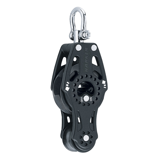 Harken 2694 75mm Carbo Airblock Fiddle Ratchet Sailboat Block - Pacific Sailboat Supply