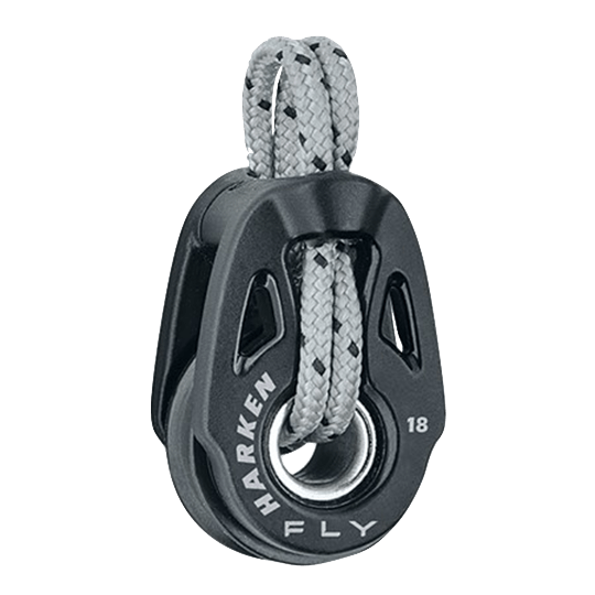 Harken 2698 18mm Single Fly Soft-Attach Block - Pacific Sailboat Supply