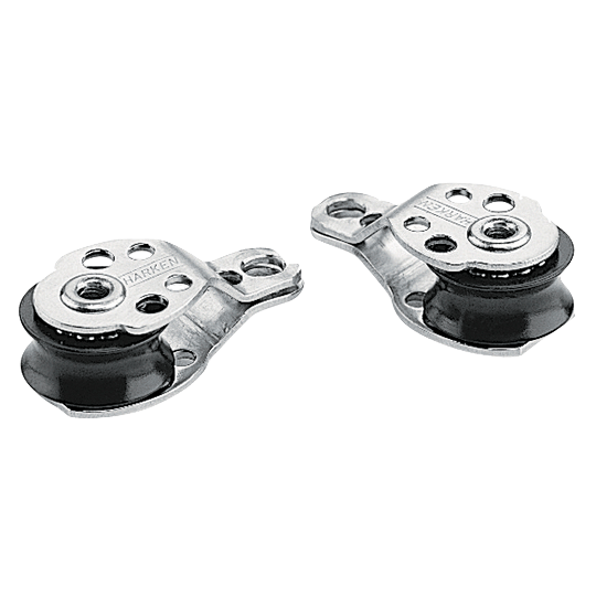Harken 2704 13mm Micro 2:1 Traveler Car Controls For Sailboat Block (Pair) - Pacific Sailboat Supply