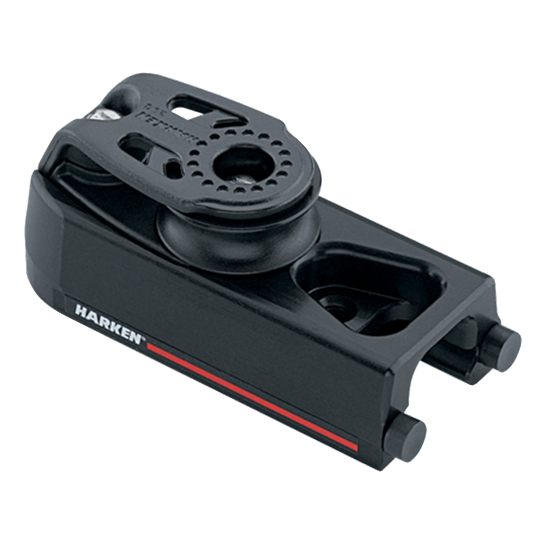 Harken 2740 22mm Single Sheave CB Small Sailboat Traveler End Controls - Pacific Sailboat Supply