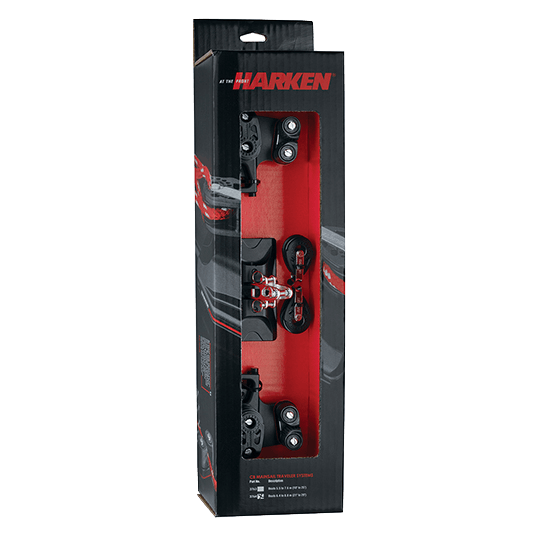 Harken 2764 22mm 18'-29' Full Traveler System 3:1 Kit Setup - Pacific Sailboat Supply