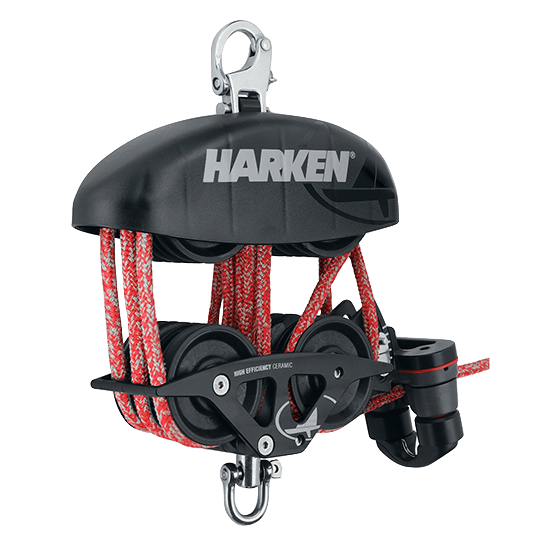 Harken 2800 10:1, 11:1, 12:1 GP Catamaran Ceramic Sailboat Mainsheet Boom Vang System - Pacific Sailboat Supply
