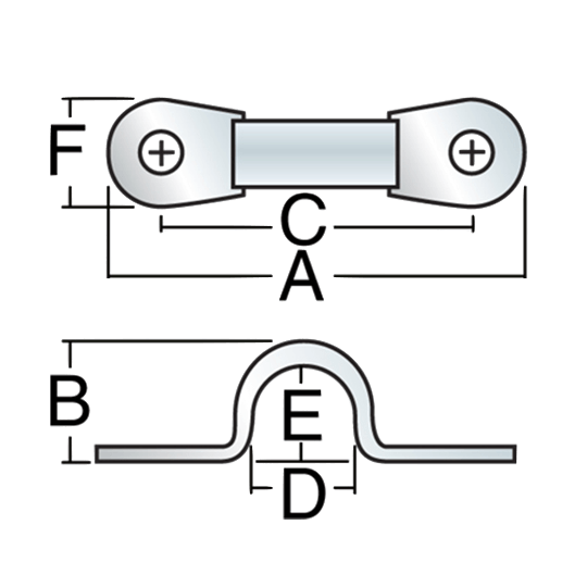 Harken 281-NP 27Mm Micro Sailboat Cam / Eyestrap - Stainless Steel - Pacific Sailboat Supply