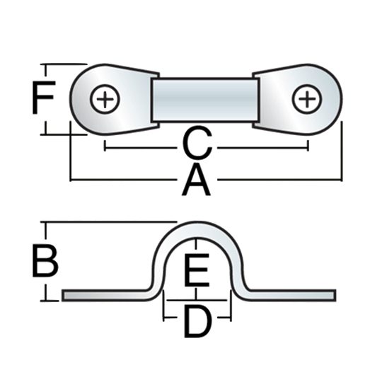 Harken 282-NP 52mm Sailboat Offshore Eyestrap Standard 280 Cam-Matic Cleat - Stainless Steel - Pacific Sailboat Supply