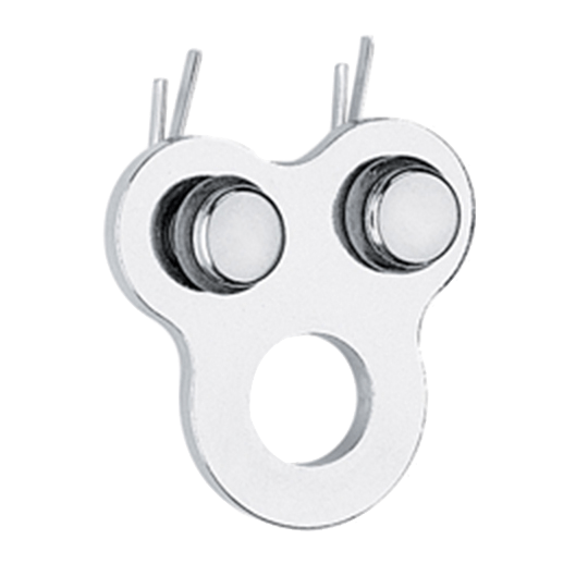 Harken 321 38mm Split Sailboat Backstay Plate Assembly For 304 Wire Block - Pacific Sailboat Supply