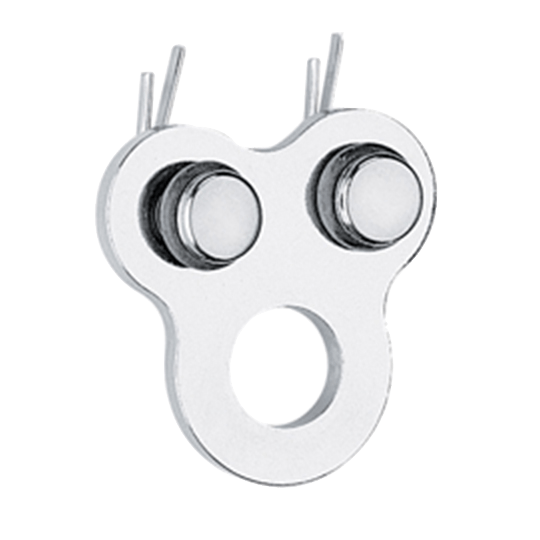 Harken 322 Split Sailboat Backstay Plate For 308 Wire Block - Pacific Sailboat Supply