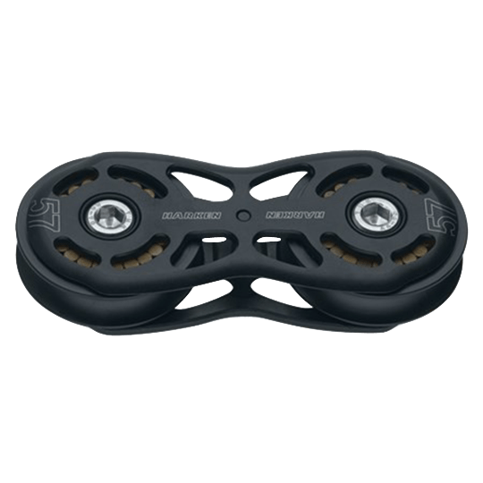 Harken 3225 57mm Double Black Magic Car Control Block - Pacific Sailboat Supply