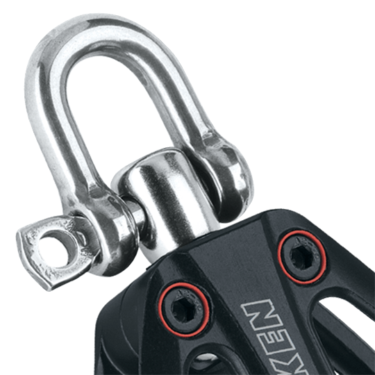 Harken 3228 57mm Double Black Magic Low-Load Airblock Block - Pacific Sailboat Supply