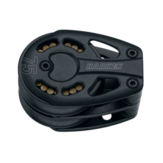 Harken 3235 75mm Double Black Magic High-Load Air Block Footblock - Pacific Sailboat Supply