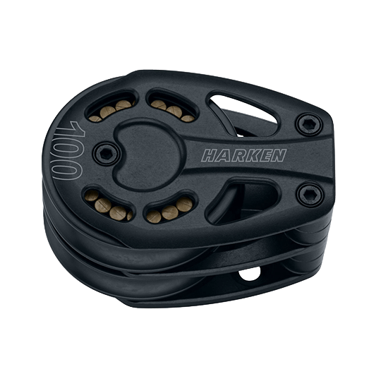 Harken 3250 100mm Double Black Magic High-Load Air Block Footblock - Pacific Sailboat Supply