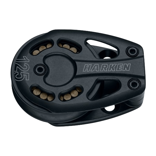 Harken 3257 125mm Single Black Magic Footblock - Pacific Sailboat Supply