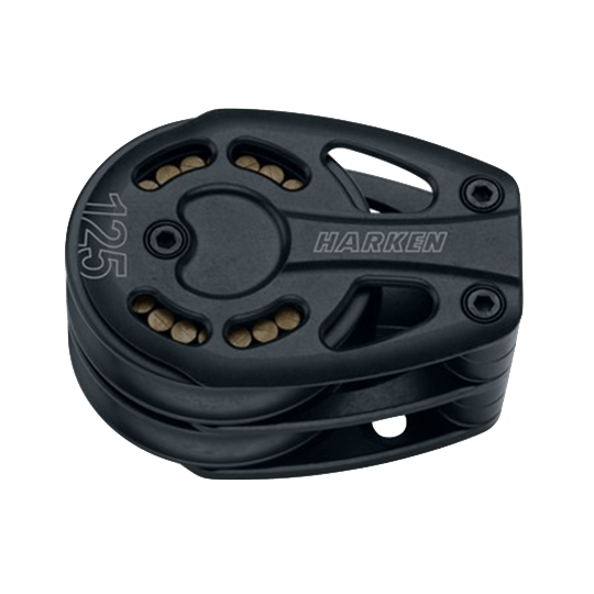Harken 3258 125mm Double Black Magic Footblock - Pacific Sailboat Supply