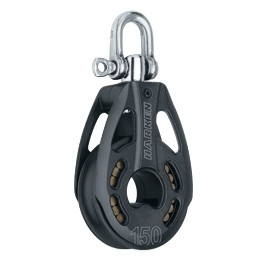 Harken 3262 150mm Single Black Magic Block - Pacific Sailboat Supply
